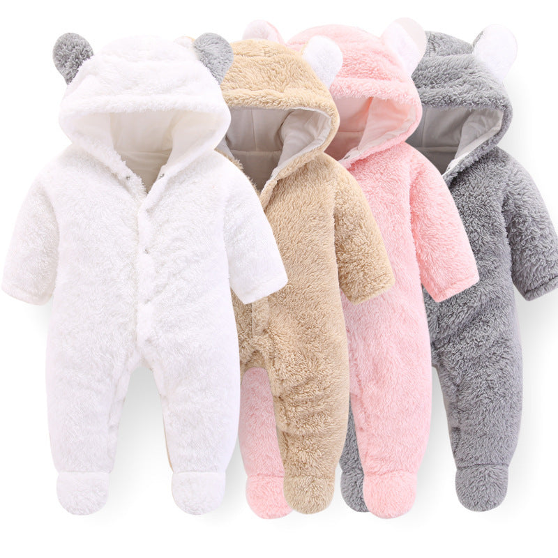 Flauschiges Baby Overall