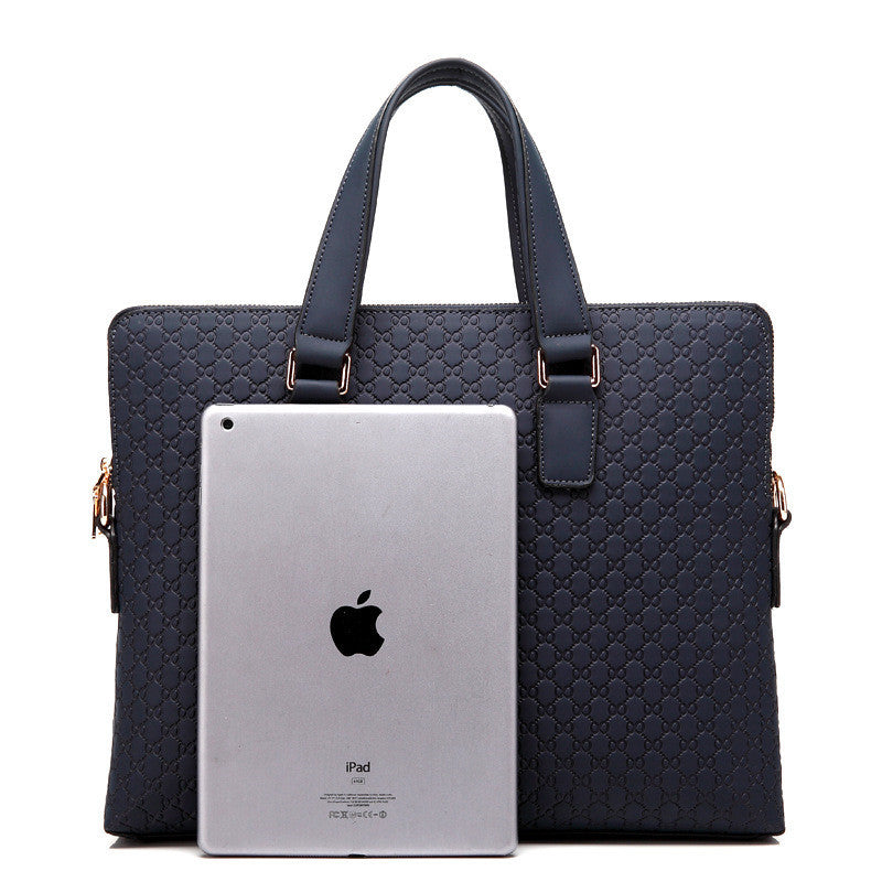 Herren Leder Business 14 Zoll Handtasche - Computer Tasche