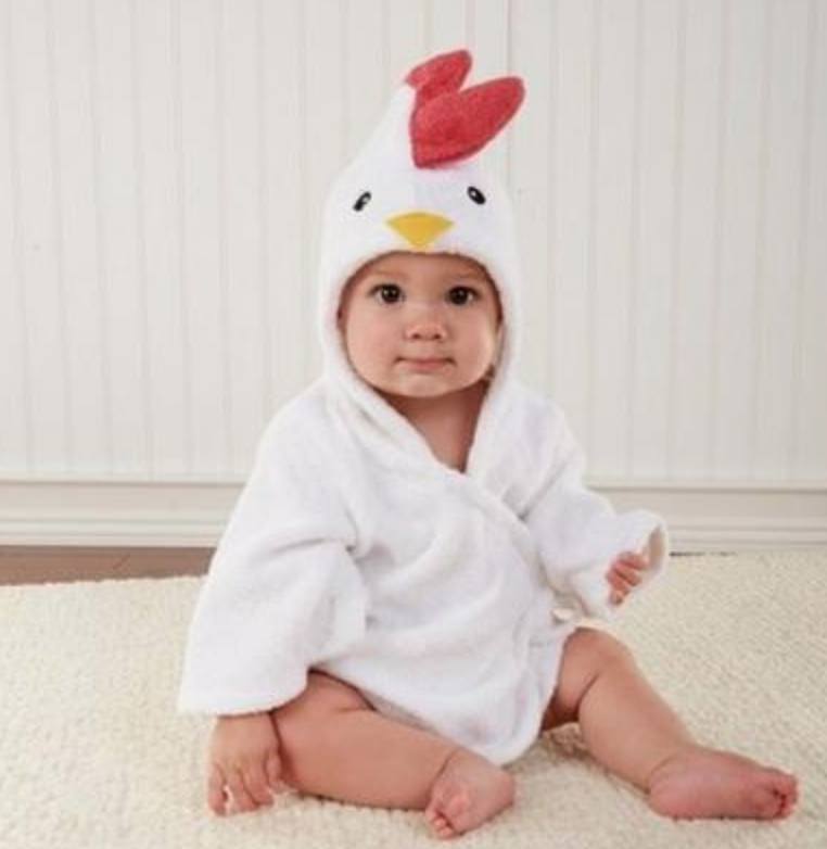 Niedliche Bademantel für Babys