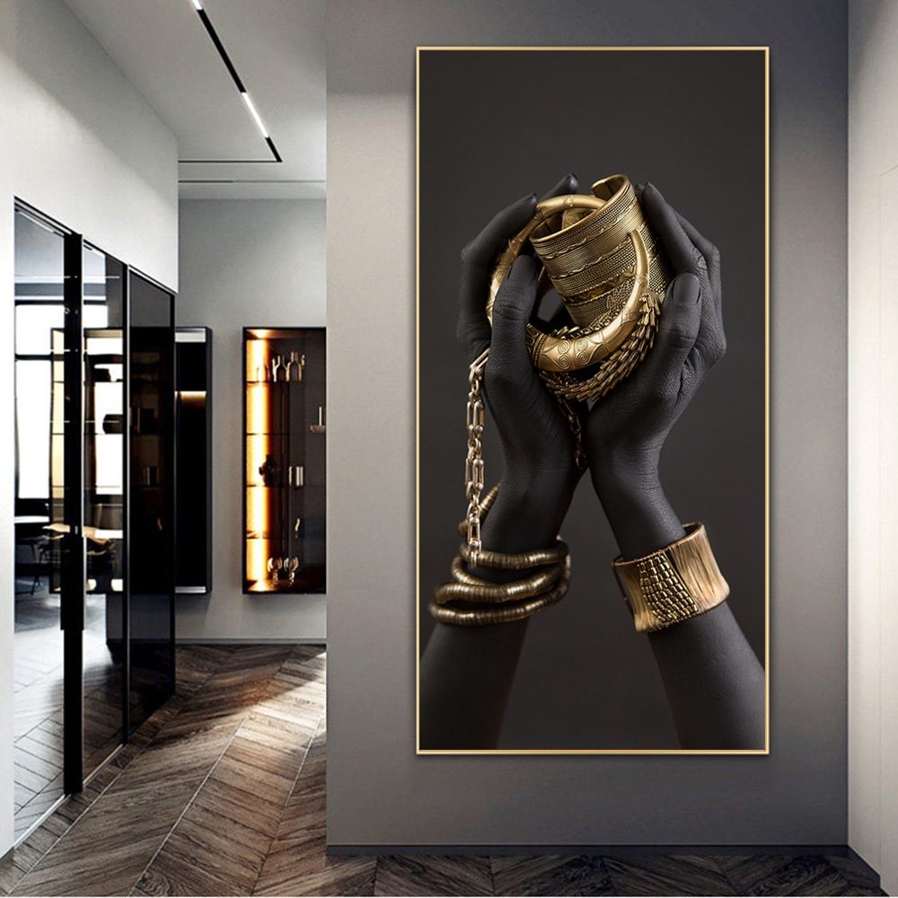 African Woman Deco Gemälde
