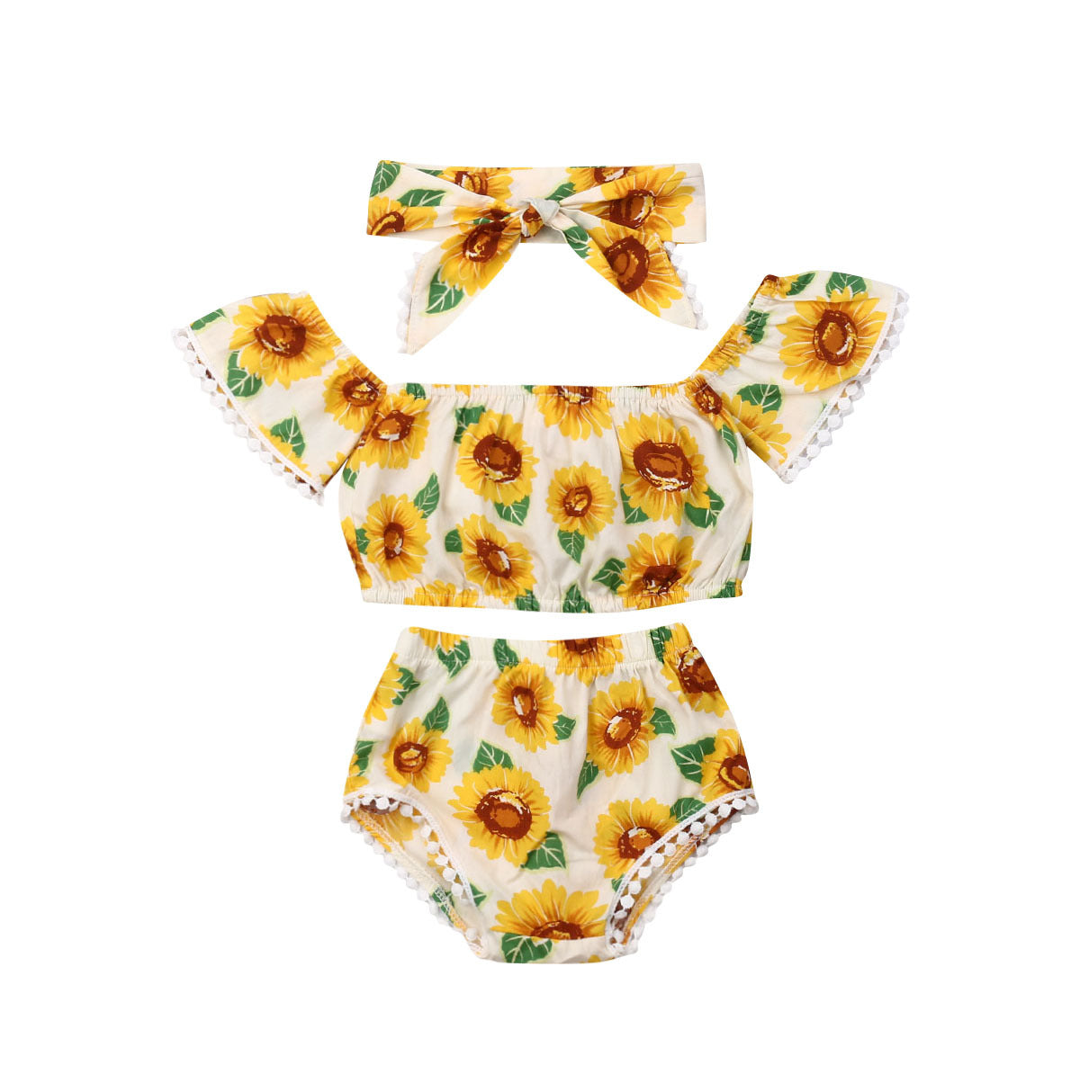 Baby Mädchen Sonnenblumen Bekleidung