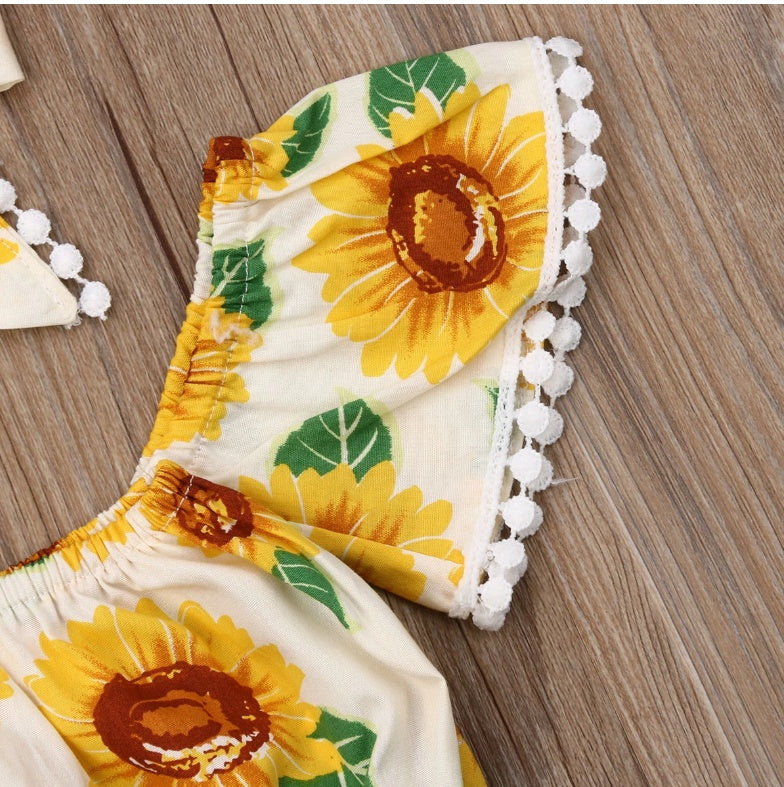Baby Mädchen Sonnenblumen Bekleidung