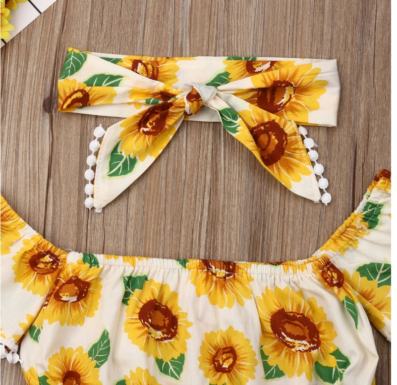 Baby Mädchen Sonnenblumen Bekleidung