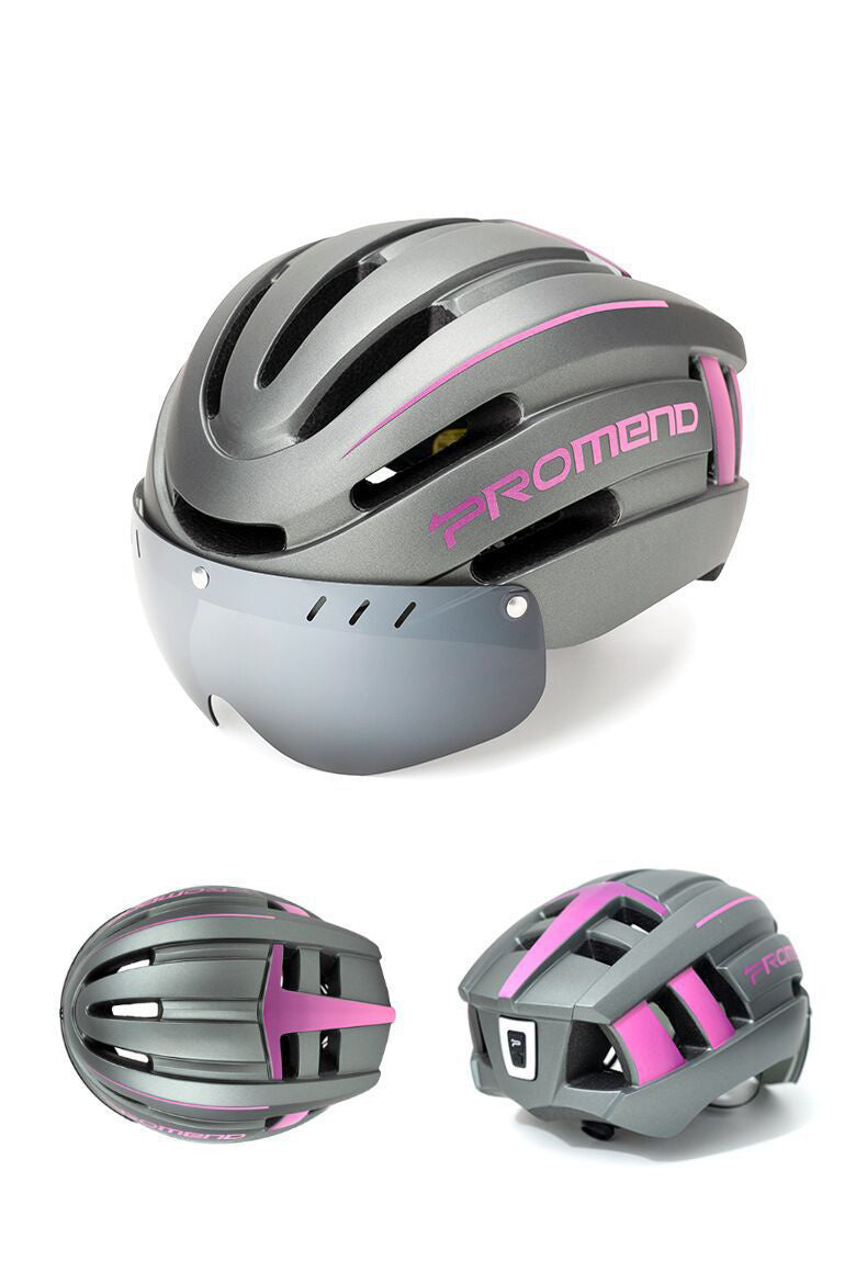 Fahrradhelm mit integrierter Brille