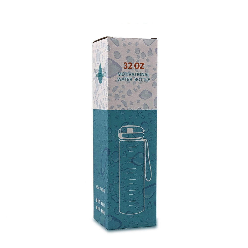 1L Tritan-Wasserflasche mit Zeitmarkierung
