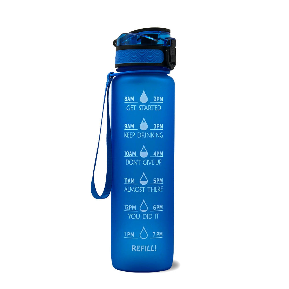 1L Tritan-Wasserflasche mit Zeitmarkierung