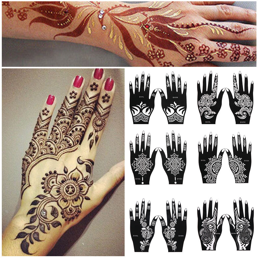 Hand Tattoo Aufkleber Henna