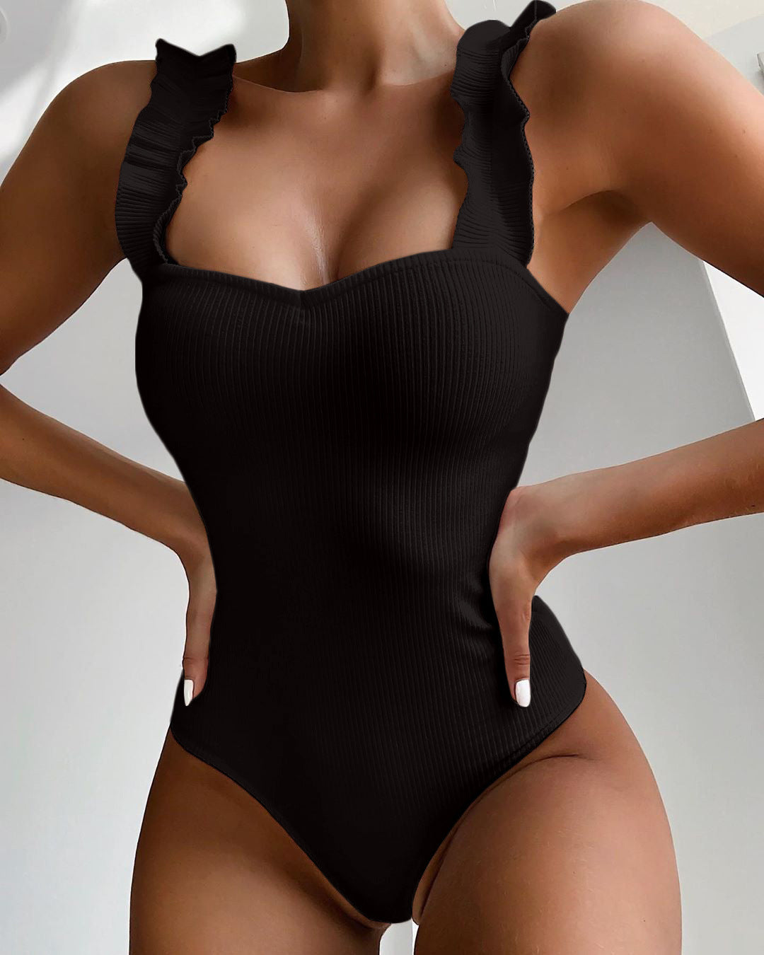 Frauen Rüschen Monokini