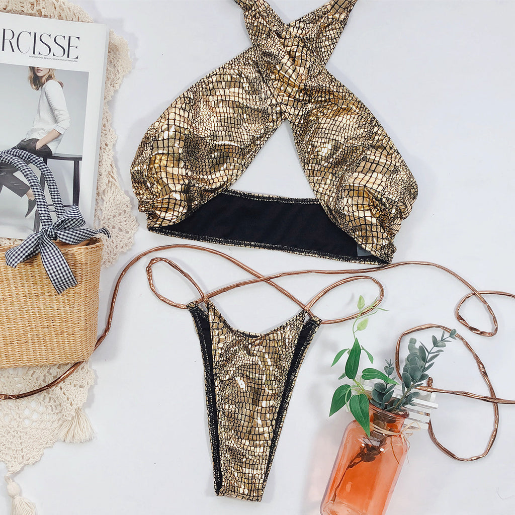 Sexy Bikini Hot Style Schlangenmuster