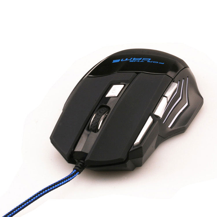 7-Taste Bunte Glowing USB Gaming Maus