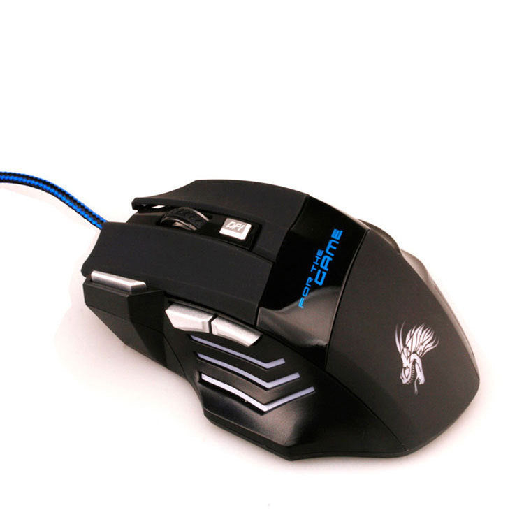 7-Taste Bunte Glowing USB Gaming Maus