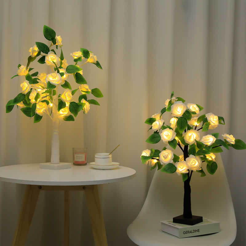 Rose Led Blumenbaumlampe