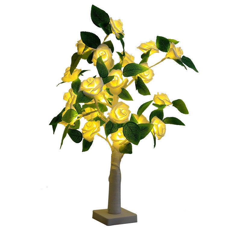 Rose Led Blumenbaumlampe