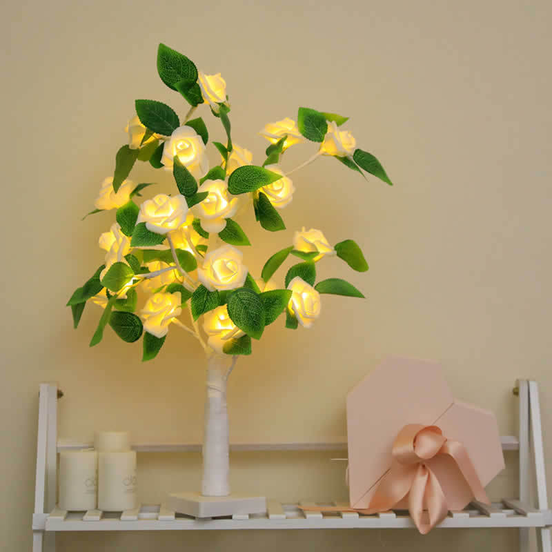 Rose Led Blumenbaumlampe