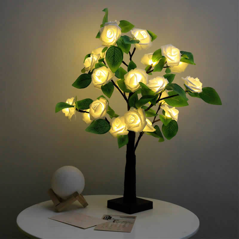 Rose Led Blumenbaumlampe