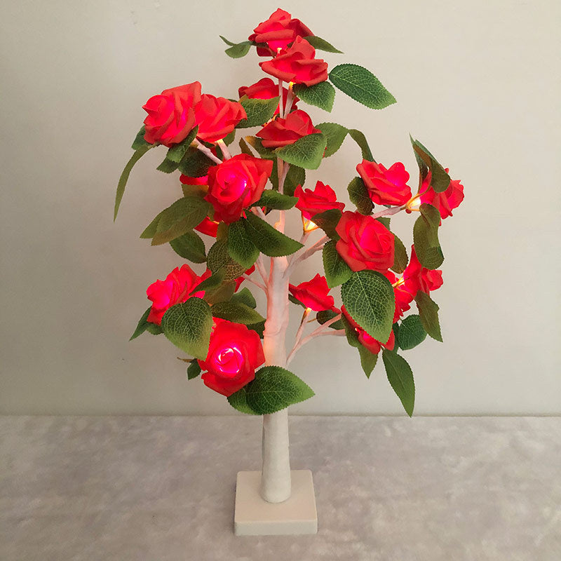Rose Led Blumenbaumlampe