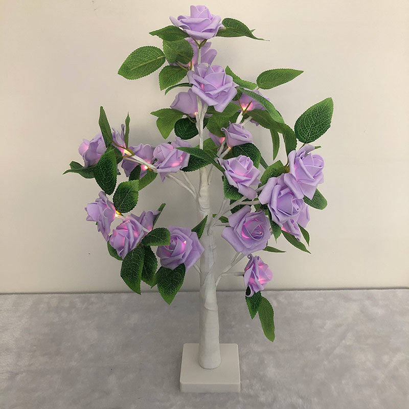 Rose Led Blumenbaumlampe