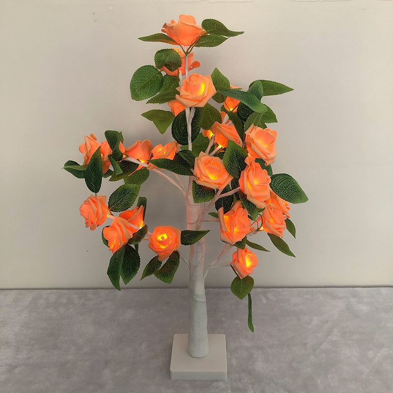 Rose Led Blumenbaumlampe