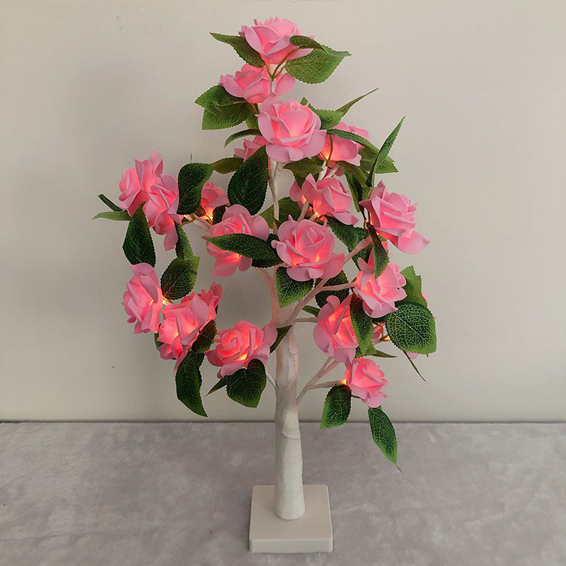 Rose Led Blumenbaumlampe