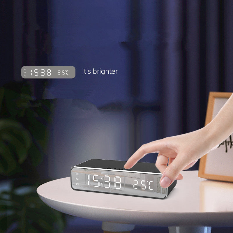 Elektrische drahtlose Telefon Ladegerät mit integrierter Digital Uhr und Thermometer
