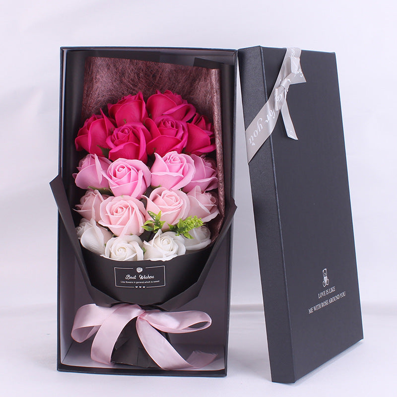Kreative Blumenstrauss für Geburtstagsgeschenk