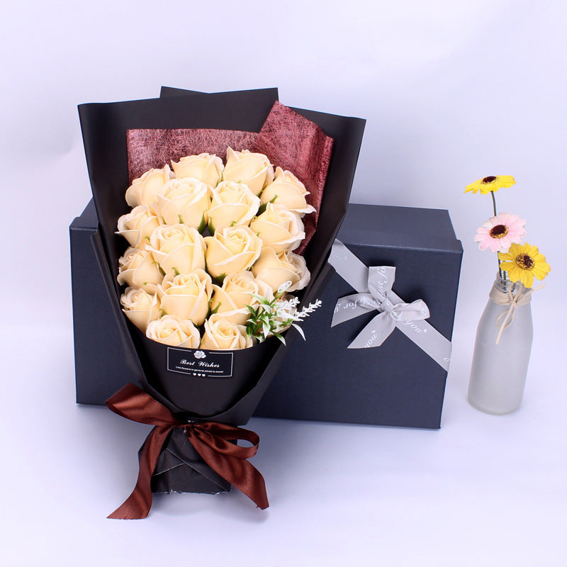Kreative Blumenstrauss für Geburtstagsgeschenk