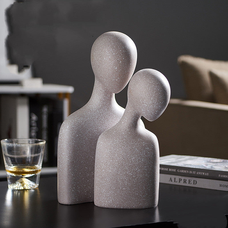 Moderne Kunst Skulptur für Wohnzimmer