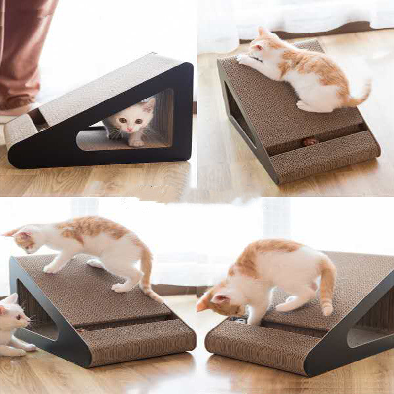 Dreieckiges Katzen Kratzbrett