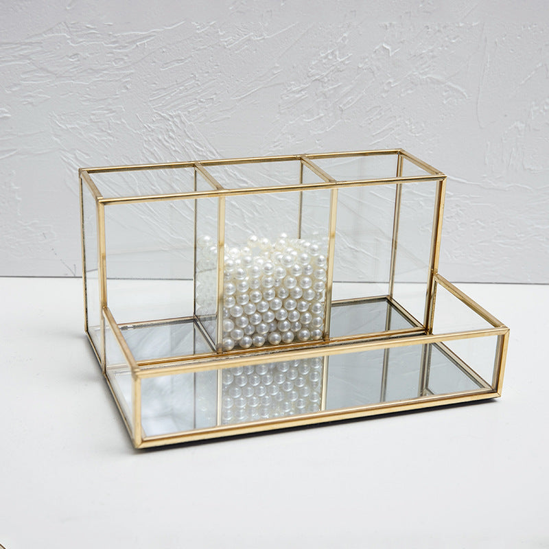 Glas Make-Up Organizer