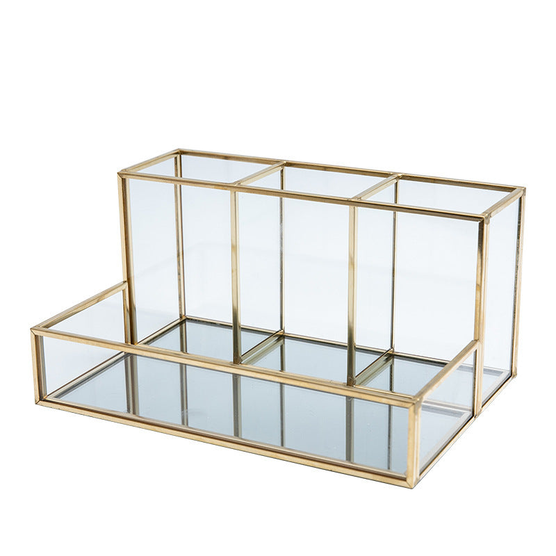 Glas Make-Up Organizer