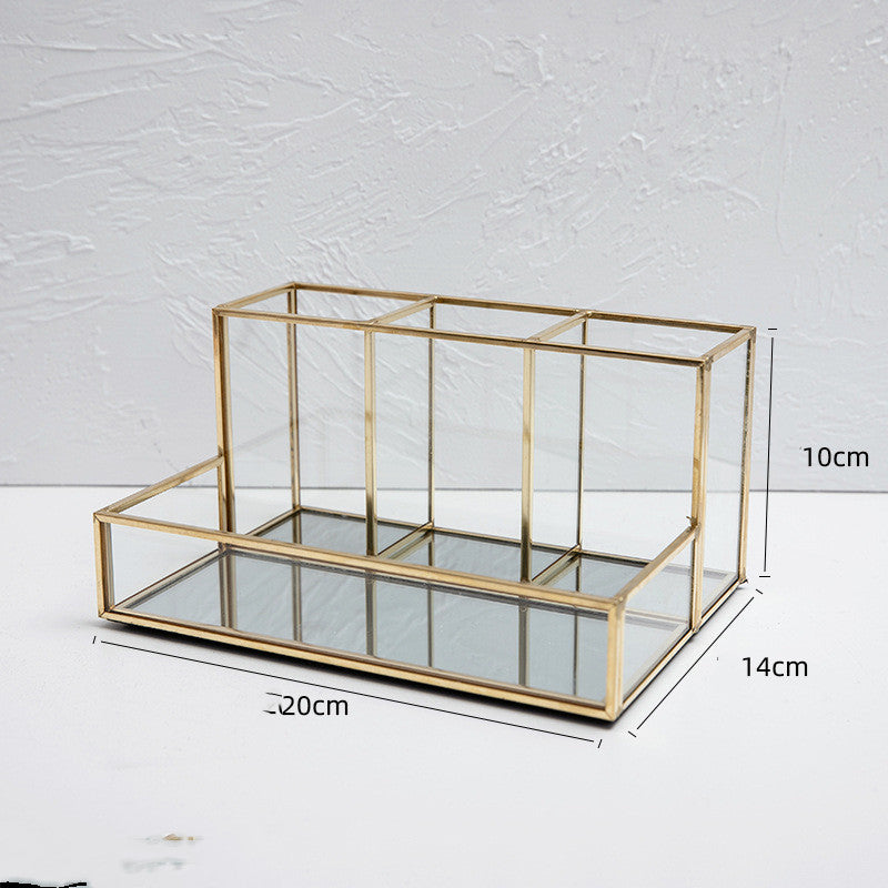 Glas Make-Up Organizer