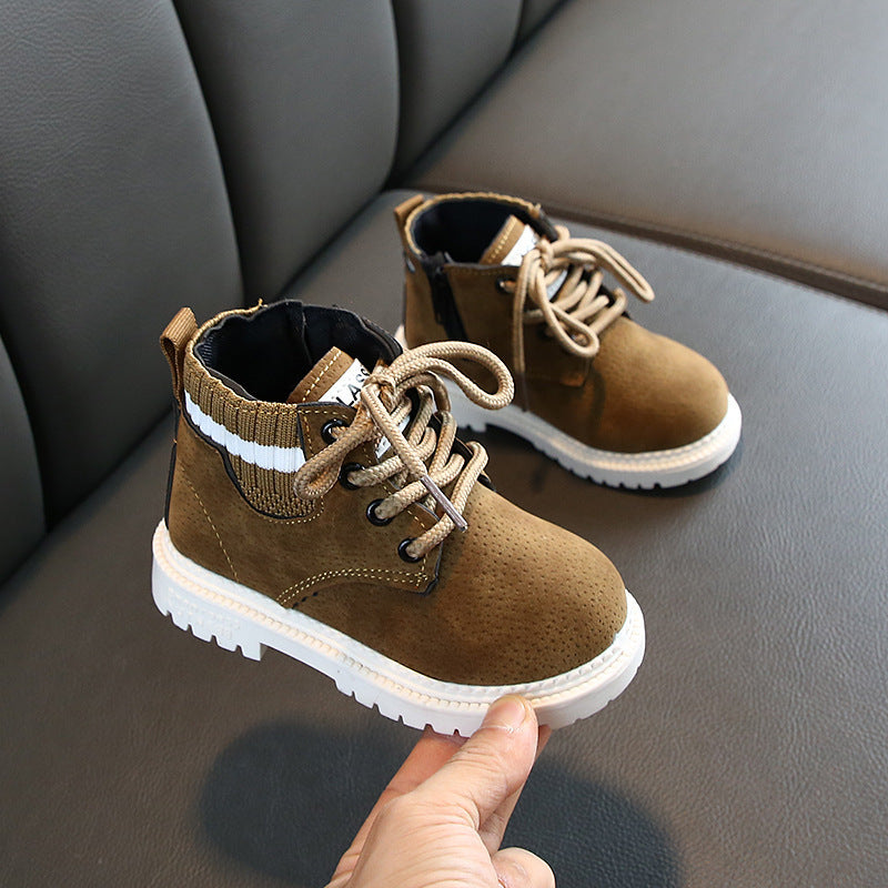 Baby Stiefel - Baby Schuhe mit weiche Sohlen