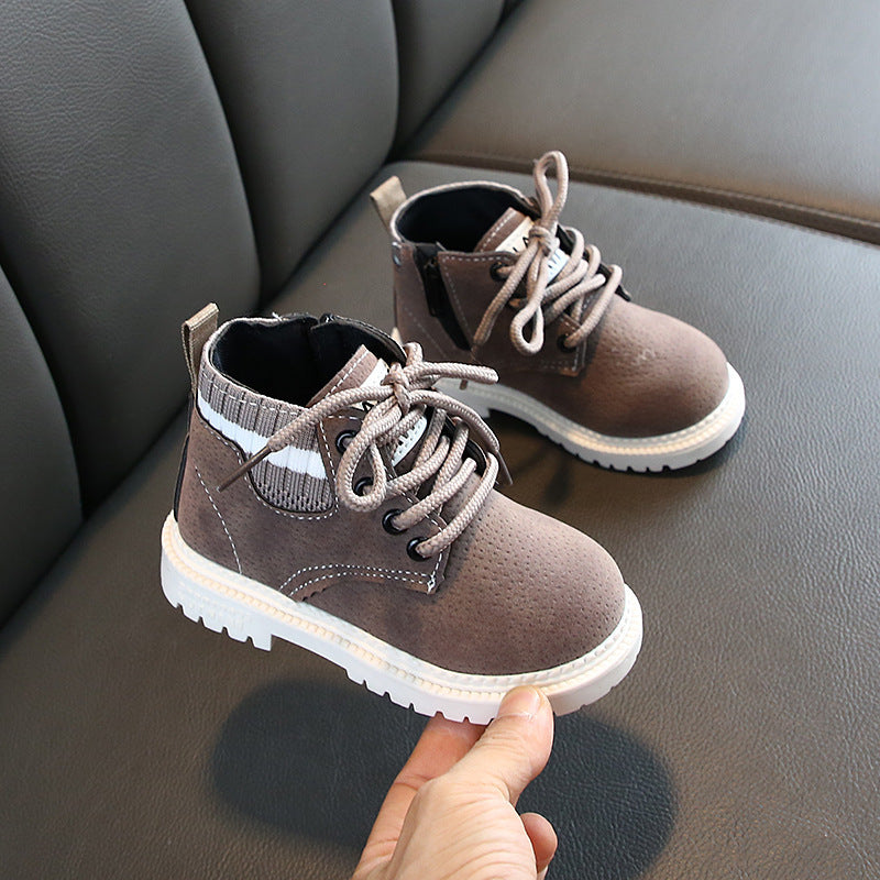 Baby Stiefel - Baby Schuhe mit weiche Sohlen