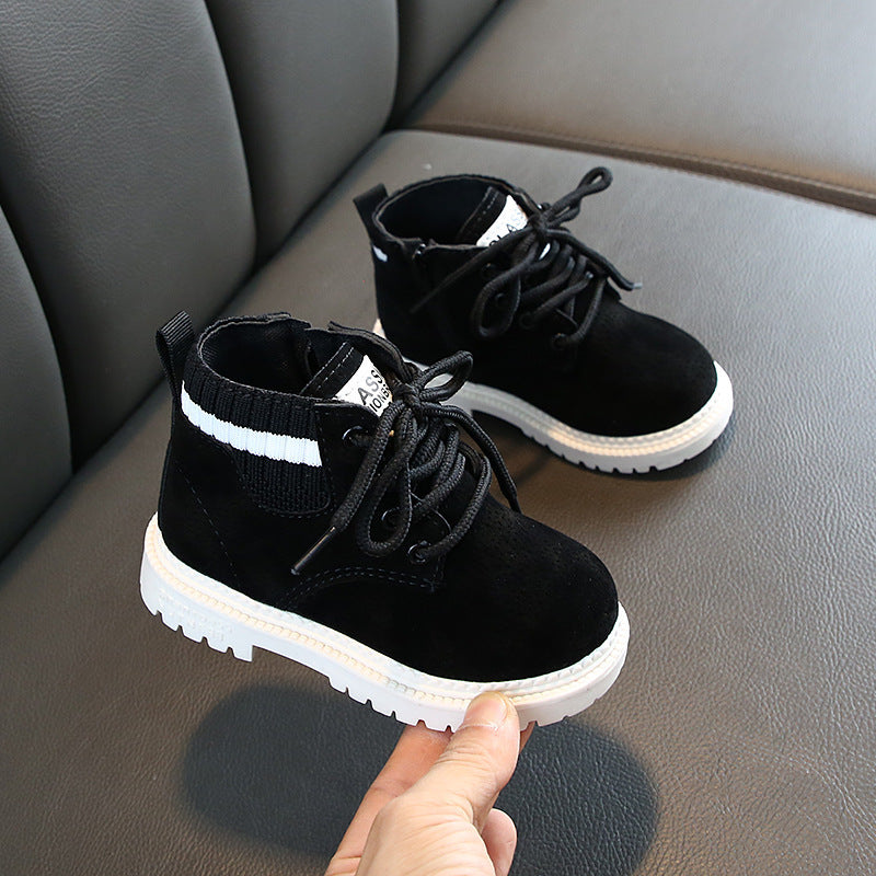 Baby Stiefel - Baby Schuhe mit weiche Sohlen