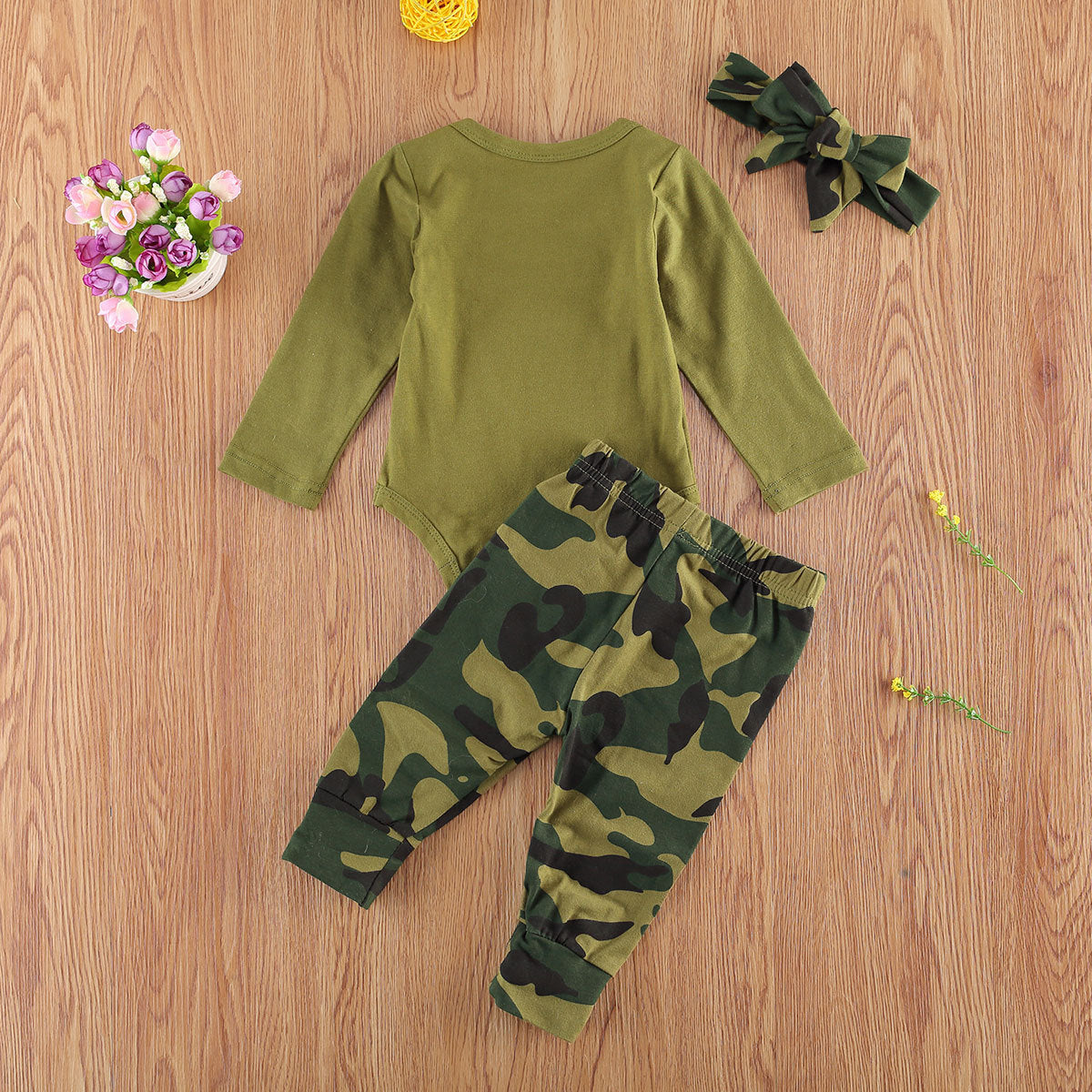 Camouflage Baby Set