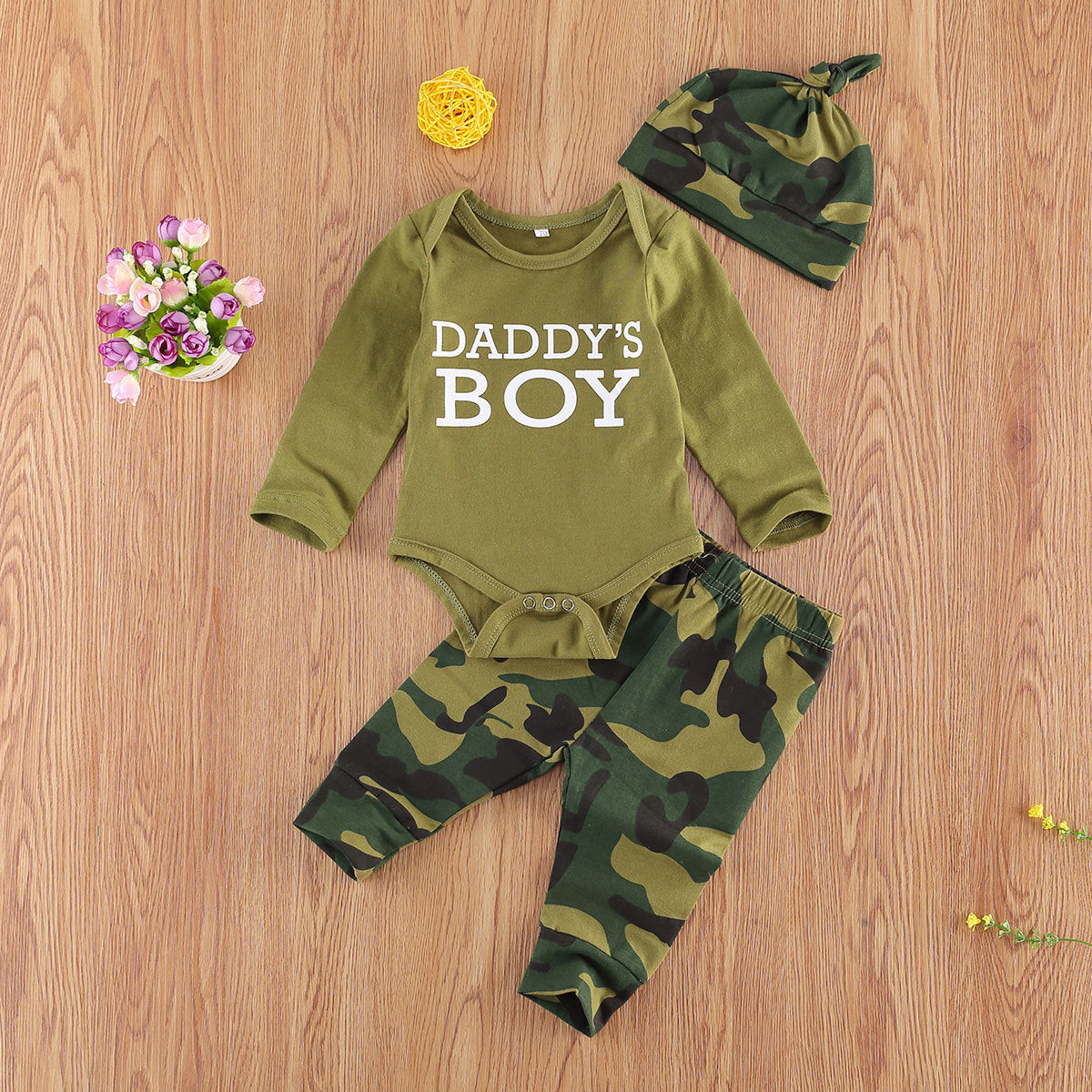 Camouflage Baby Set