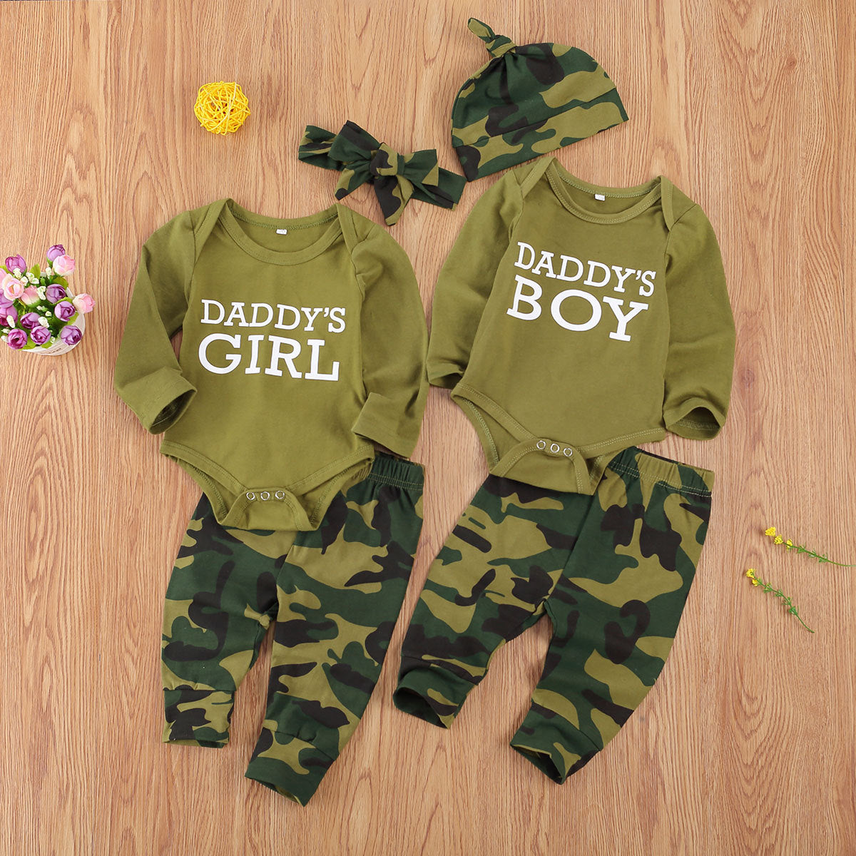Camouflage Baby Set
