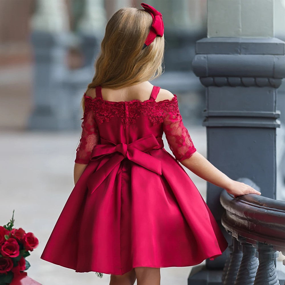 Mädchen Fest Kleid