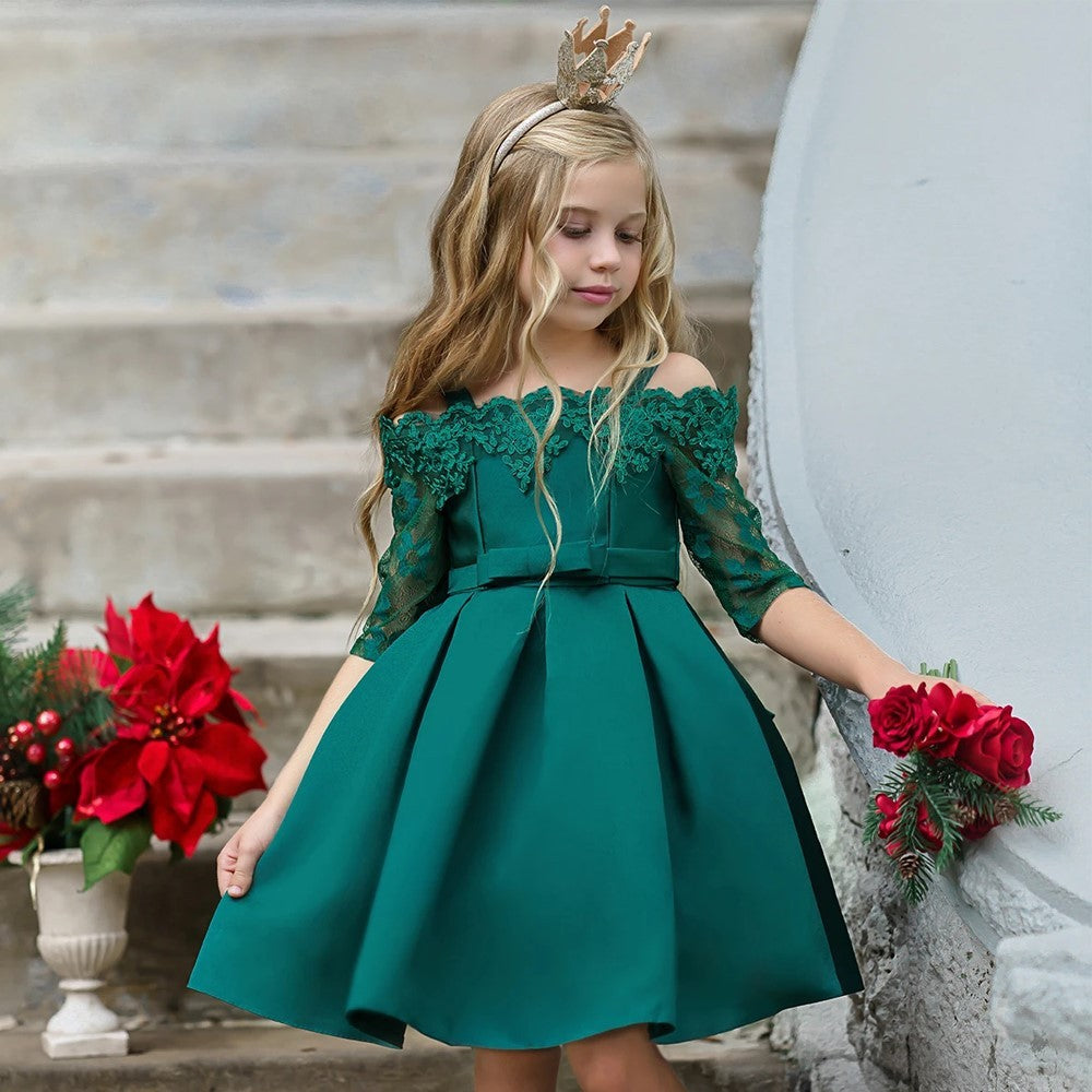 Mädchen Fest Kleid