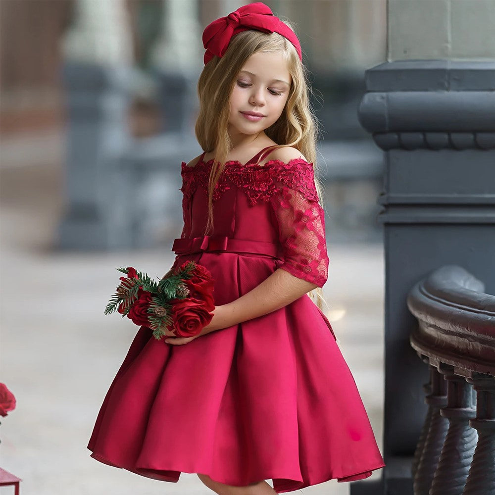 Mädchen Fest Kleid