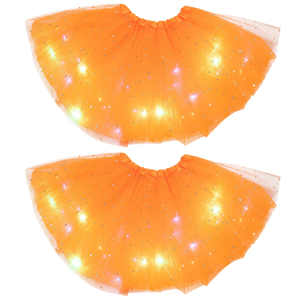 Magischer und leuchtender LED-Prinzessin-Rock
