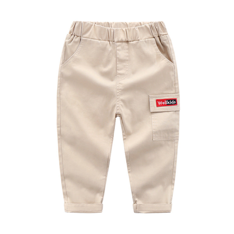 Slim fit Freizeithose aus Baumwolle für Kinder