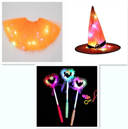 Magischer und leuchtender LED-Prinzessin-Rock