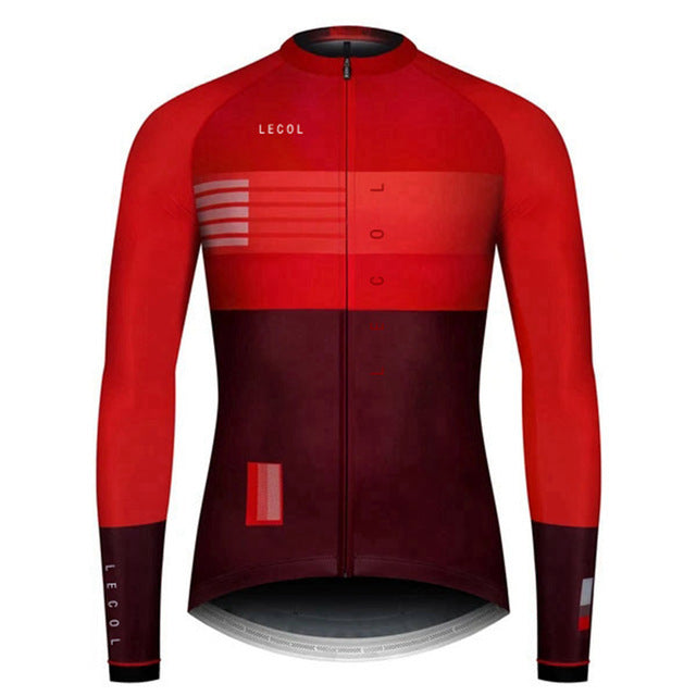 Radtrikot mit langen Ärmeln