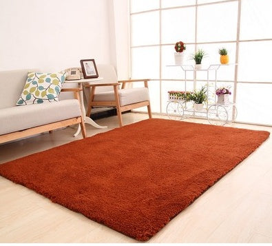 Flauschiger Wohnzimmer Teppich