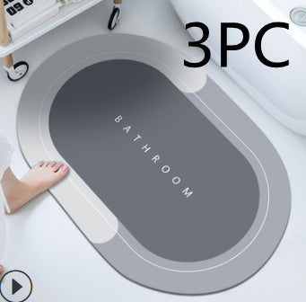 Saugfähige und schnelltrocknende Bodenmatte für das Badezimmer