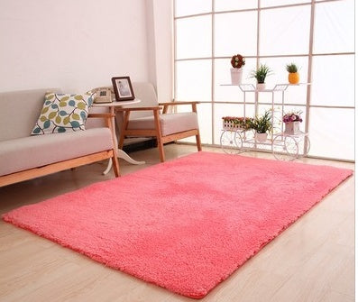 Flauschiger Wohnzimmer Teppich
