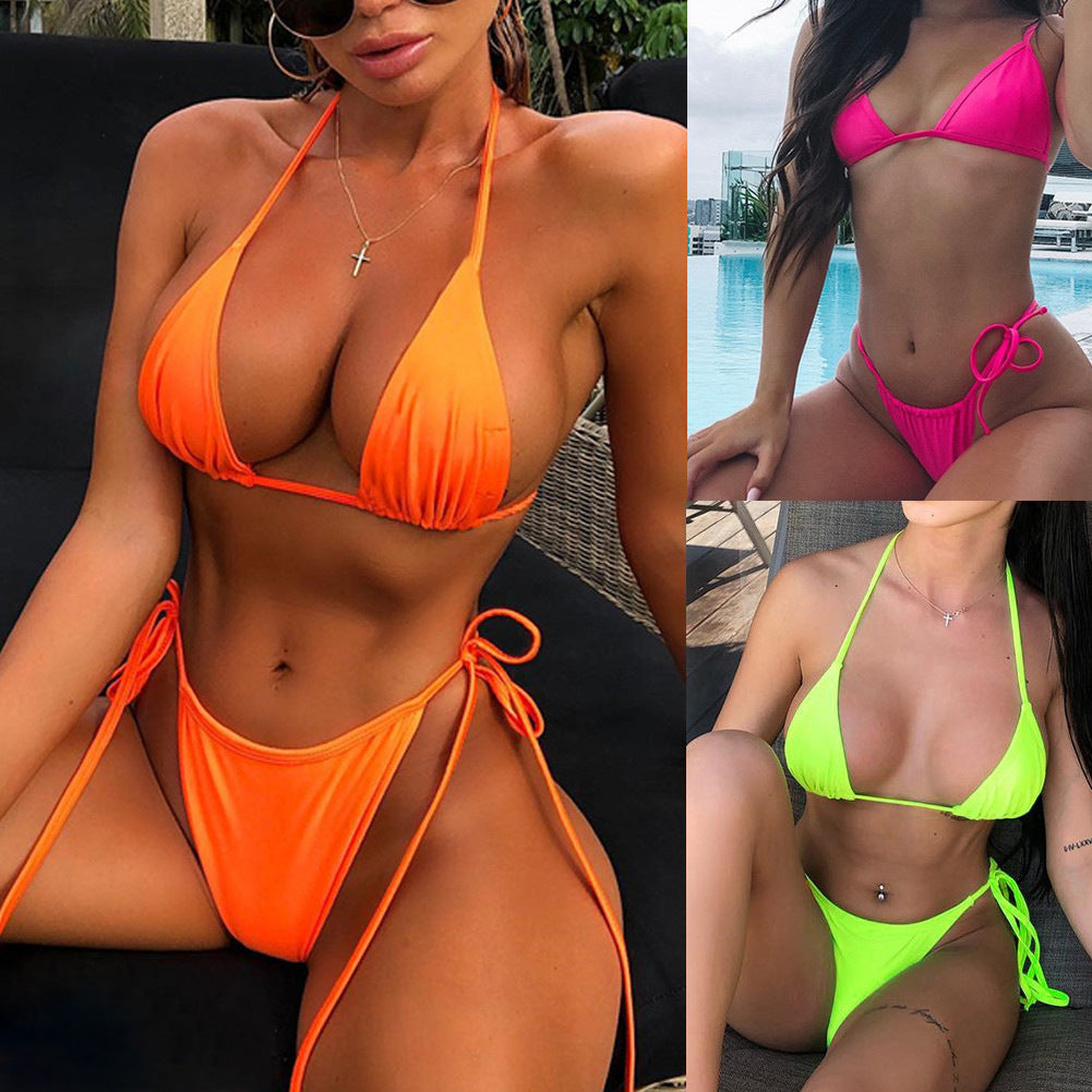 Neon farbige Bikini