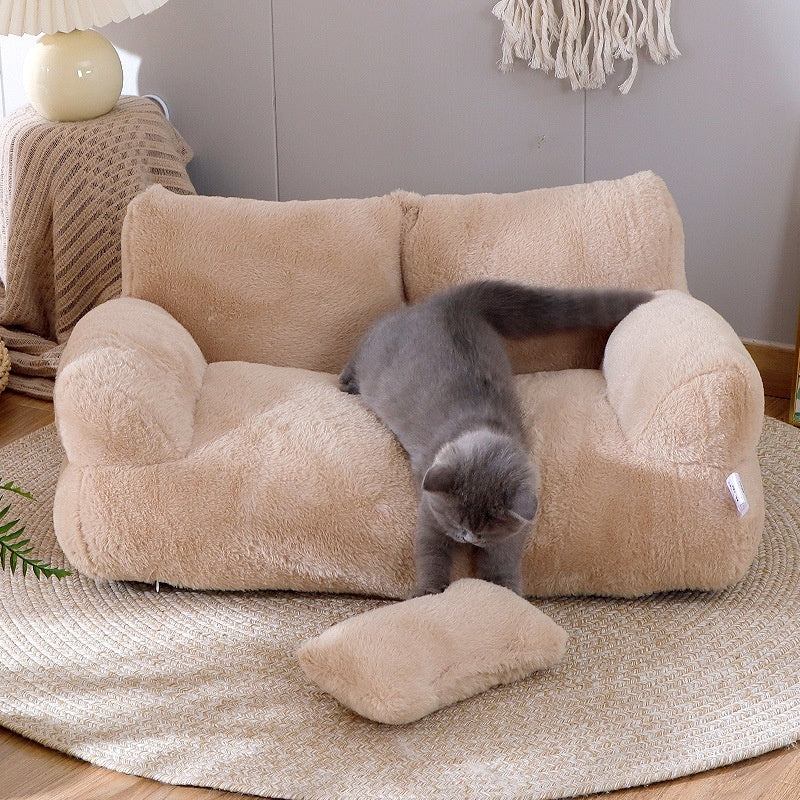 Luxuriöses Katzen und Hundebett