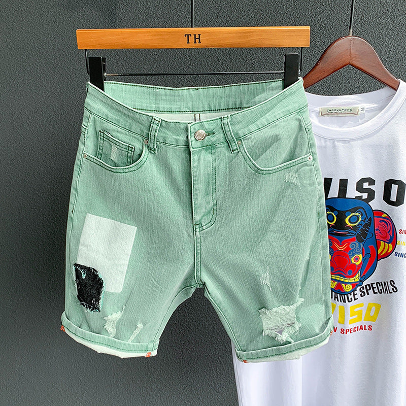 Zerrissene Jeansshorts für Jungen
